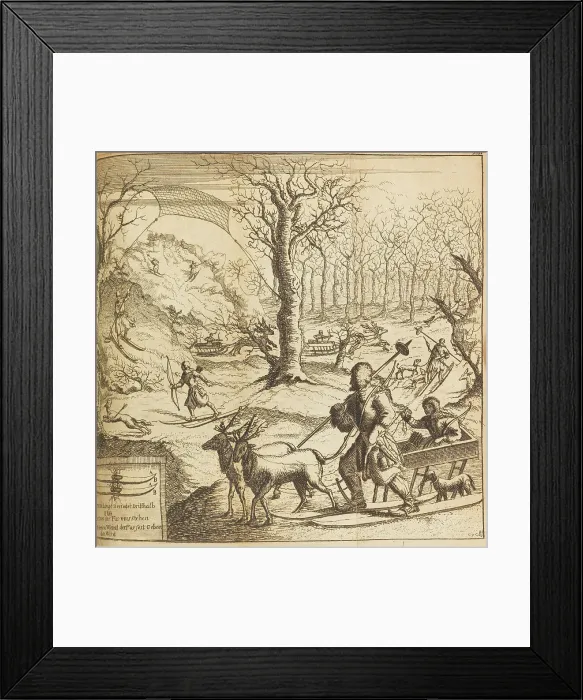 Framed Print : Trip to Moscow in 1673, 1673. Creator: Brand, Johann Arnold von (1647-1691) Framed Print : Trip to Moscow in 1673, 1673. Creator: Brand, Johann Arnold von (1647-1691)