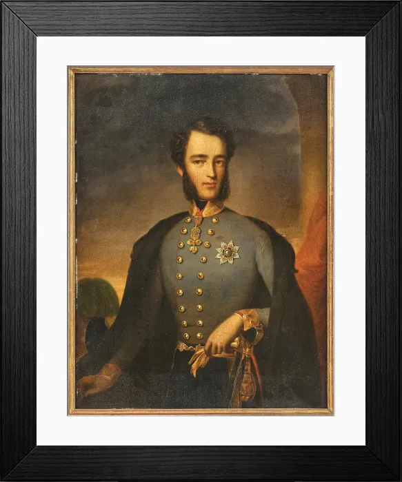 Framed Print : Portrait of Archduke Stephan Franz Viktor of Austria (1817-1867), c.1840. Creator: Unknown artist Framed Print : Portrait of Archduke Stephan Franz Viktor of Austria (1817-1867), c.1840. Creator: Unknown artist