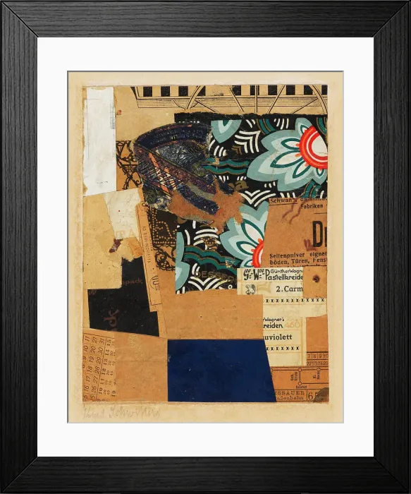 Framed Print : Merzbild, 1926-1928. Creator: Schwitters, Kurt (1887-1948) Framed Print : Merzbild, 1926-1928. Creator: Schwitters, Kurt (1887-1948)