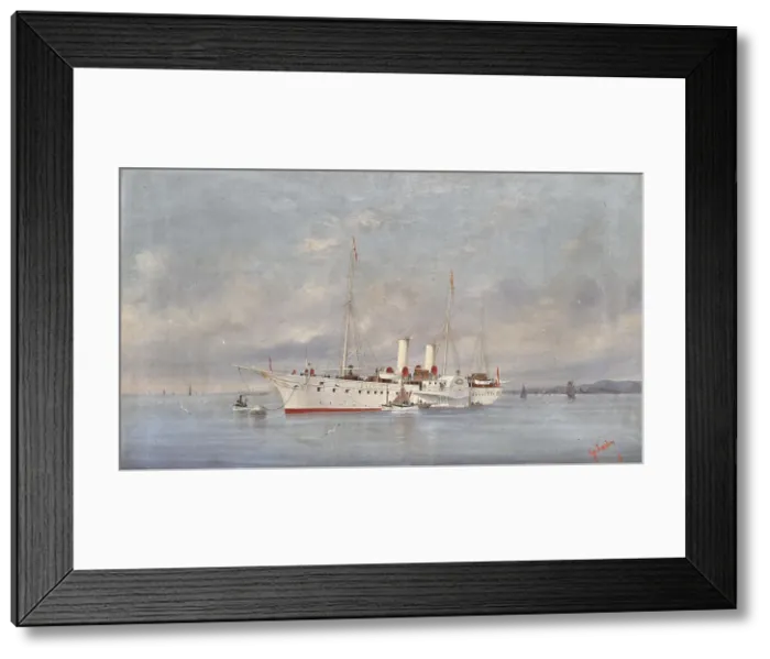 Framed Print : Radaviso Miramar, the Imperial Austrian state yacht, 1893. Creator: Kappler, Gustav (1855-1922). Radaviso Miramar, the Imperial Austrian state yacht, 1893. Creator: Kappler, Gustav (1855-1922) Framed Print : Radaviso Miramar, the Imperial Austrian state yacht, 1893. Creator: Kappler, Gustav (1855-1922). Radaviso Miramar, the Imperial Austrian state yacht, 1893. Creator: Kappler, Gustav (1855-1922)