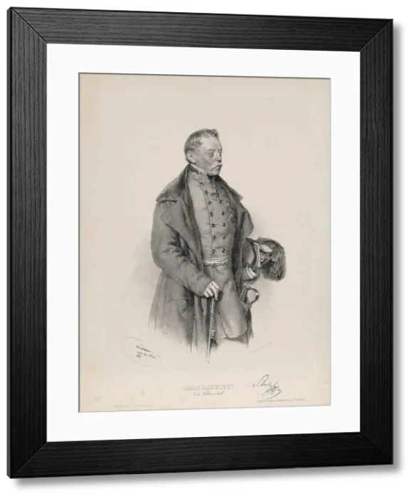 Framed Print : Portrait of Field Marshal Josef Graf Radetzky von Radetz (1766-1858), 1849. Creator: Kriehuber, Josef (1800-1876) Framed Print : Portrait of Field Marshal Josef Graf Radetzky von Radetz (1766-1858), 1849. Creator: Kriehuber, Josef (1800-1876)