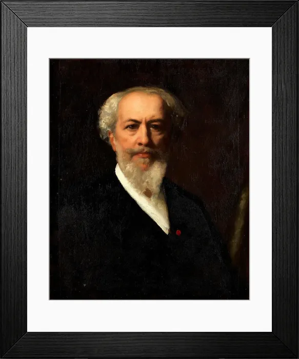 Framed Print : Self-portrait. Creator: Carolus-Duran, Charles Émile Auguste (1837-1917) Framed Print : Self-portrait. Creator: Carolus-Duran, Charles Émile Auguste (1837-1917)