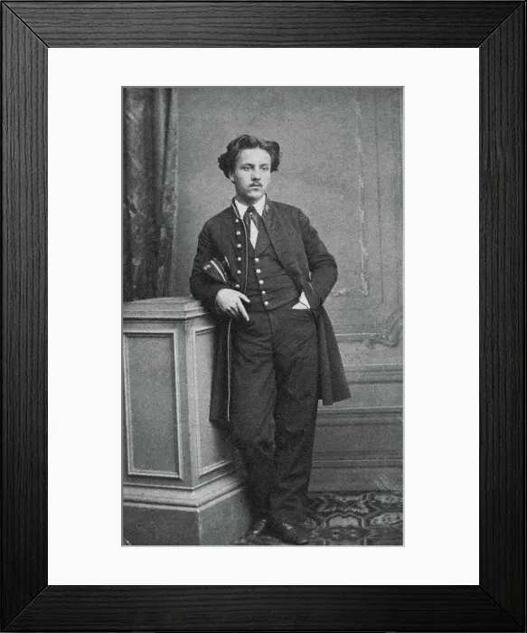 Framed Print : Portrait of Gabriel Fauré (1845-1924) in the student uniform of the Ecole Niedermeyer, 1864. Creator: Fotoatelier Reutlinger, Paris Framed Print : Portrait of Gabriel Fauré (1845-1924) in the student uniform of the Ecole Niedermeyer, 1864. Creator: Fotoatelier Reutlinger, Paris