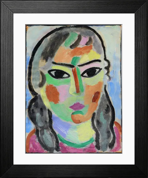 Framed Print : Girl, 1916. Creator: Jawlensky, Alexei, von (1864-1941) Framed Print : Girl, 1916. Creator: Jawlensky, Alexei, von (1864-1941)
