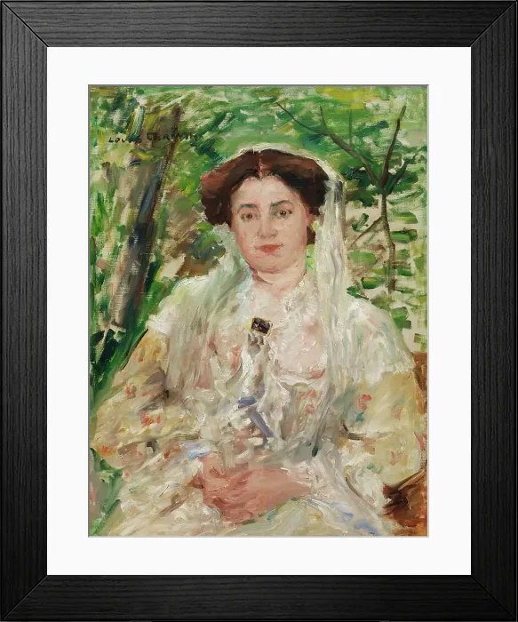 Framed Print : Paraphrase (Portrait of Charlotte Berend), 1907. Creator: Corinth, Lovis (1858-1925) Framed Print : Paraphrase (Portrait of Charlotte Berend), 1907. Creator: Corinth, Lovis (1858-1925)