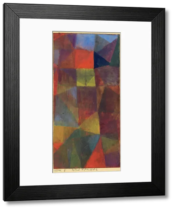 Framed Print : The window, 1914. Creator: Klee, Paul (1879-1940) Framed Print : The window, 1914. Creator: Klee, Paul (1879-1940)