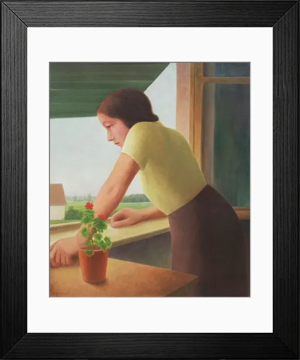 Framed Print : Lookouts, 1932. Creator: Schrimpf, Georg (1889-1939) Framed Print : Lookouts, 1932. Creator: Schrimpf, Georg (1889-1939)