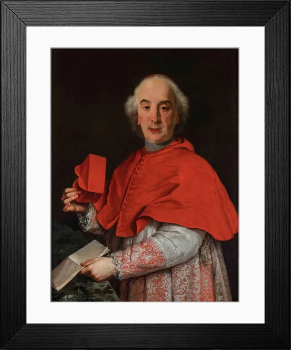 Framed Print : Portrait of Cardinal Giovanni Giacomo Millo (1695-1757), First half of the 18th century. Creator: Traversi, Gaspare (1732-1769) Framed Print : Portrait of Cardinal Giovanni Giacomo Millo (1695-1757), First half of the 18th century. Creator: Traversi, Gaspare (1732-1769)