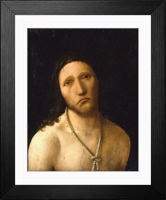 Framed Print : Ecce Homo, 1474. Creator: Antonello da Messina (around 1430-1479) Framed Print : Ecce Homo, 1474. Creator: Antonello da Messina (around 1430-1479)
