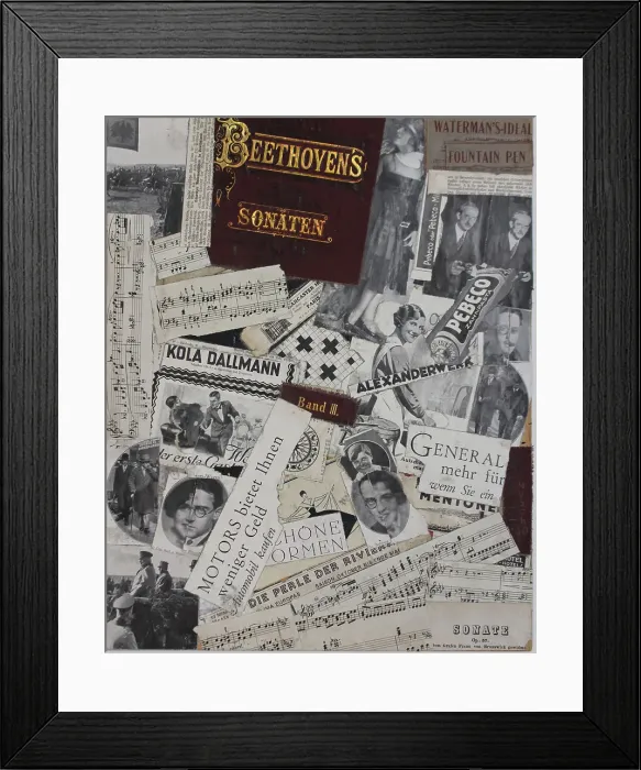 Framed Print : Beethovens Sonaten, 1930. Creator: Nusch, (Maria Benz) (1906-1946) Framed Print : Beethovens Sonaten, 1930. Creator: Nusch, (Maria Benz) (1906-1946)