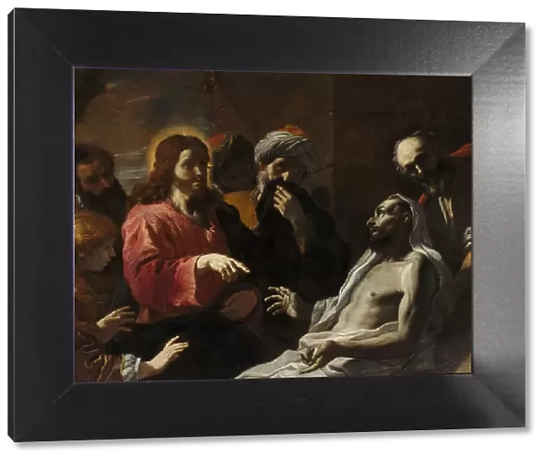 The raising of Lazarus, c.1665. Creator: Preti, Mattia (1613-1699)