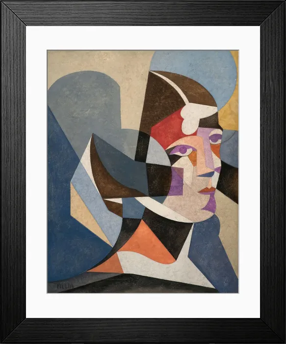 Framed Print : Ritratto della Signora Colombo, 1925. Creator: Fillia, (Luigi Colombo) (1904-1936) Framed Print : Ritratto della Signora Colombo, 1925. Creator: Fillia, (Luigi Colombo) (1904-1936)