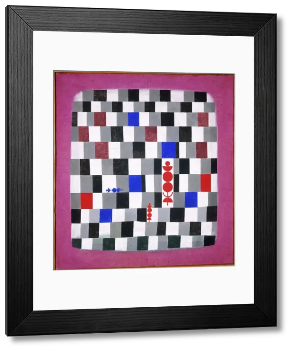 Framed Print : Overcheck, 1937. Creator: Klee, Paul (1879-1940) Framed Print : Overcheck, 1937. Creator: Klee, Paul (1879-1940)