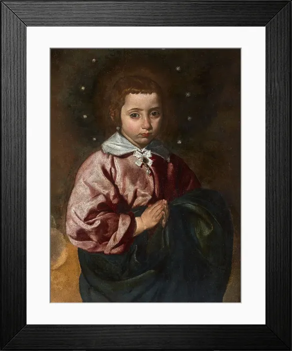 Framed Print : Retrato de una niña (Portrait of a Girl), c.1617-1618. Creator: Velàzquez, Diego (1599-1660) Framed Print : Retrato de una niña (Portrait of a Girl), c.1617-1618. Creator: Velàzquez, Diego (1599-1660)