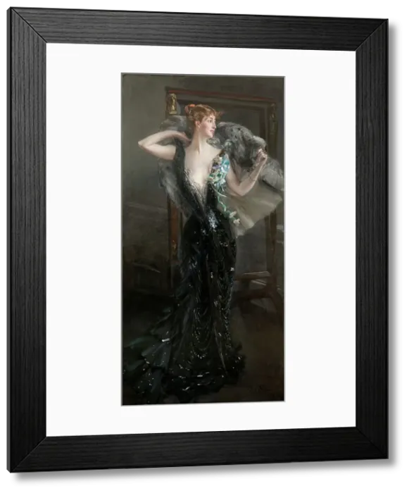 Framed Print : La Contessa Speranza, 1899. Creator: Boldini, Giovanni (1842-1931) Framed Print : La Contessa Speranza, 1899. Creator: Boldini, Giovanni (1842-1931)