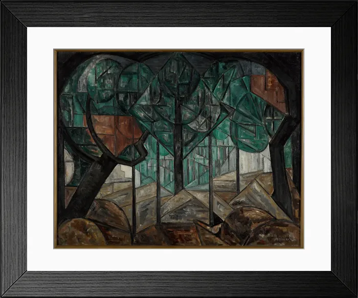 Framed Print : Woodland II, 1913. Creator: Heemskerck, Jacoba van (1876-1923) Framed Print : Woodland II, 1913. Creator: Heemskerck, Jacoba van (1876-1923)