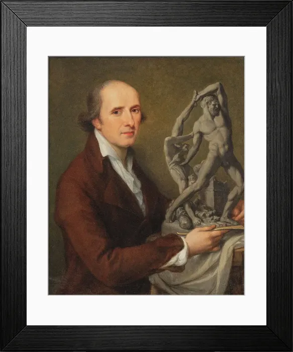 Framed Print : Portrait of sculptor Antonio Canova (1757-1822). Creator: Kauffmann, Angelika (1741-1807) Framed Print : Portrait of sculptor Antonio Canova (1757-1822). Creator: Kauffmann, Angelika (1741-1807)
