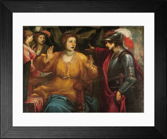 Framed Print : Queen Semiramis, 1630. Creator: Cecco Bravo, (Francesco Montelatici) (1601-1661) Framed Print : Queen Semiramis, 1630. Creator: Cecco Bravo, (Francesco Montelatici) (1601-1661)