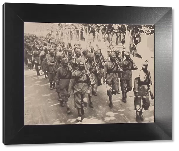 Sikh Regiment in the First World War in France, 1914. Creator: Unknown photographer