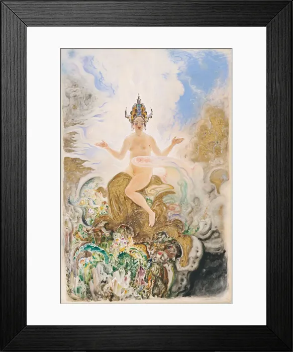 Framed Print : Mother Earth, 1924. Creator: Teschner, Richard (1879-1948) Framed Print : Mother Earth, 1924. Creator: Teschner, Richard (1879-1948)