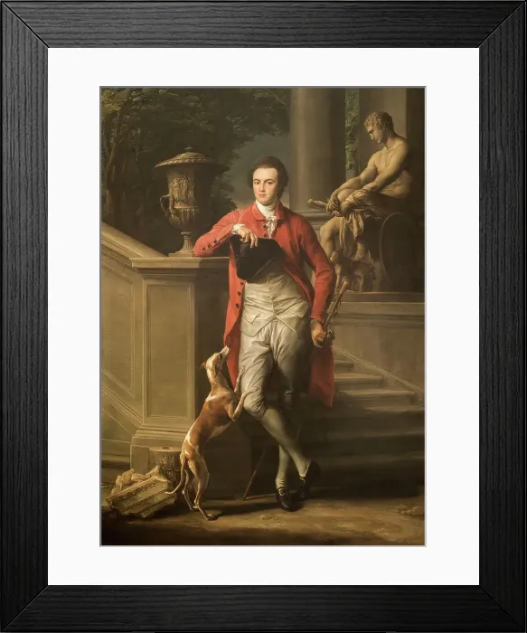Framed Print : Portrait of Sir Henry Peirse, 1775. Creator: Batoni, Pompeo Girolamo (1708-1787) Framed Print : Portrait of Sir Henry Peirse, 1775. Creator: Batoni, Pompeo Girolamo (1708-1787)