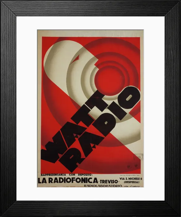 Framed Print : Watt Radio, 1931. Creator: Unknown artist Framed Print : Watt Radio, 1931. Creator: Unknown artist