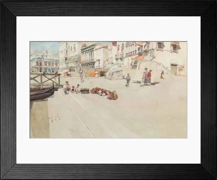 Framed Print : Venice. Creator: Brugnoli, Emanuele (1859-1944) Framed Print : Venice. Creator: Brugnoli, Emanuele (1859-1944)