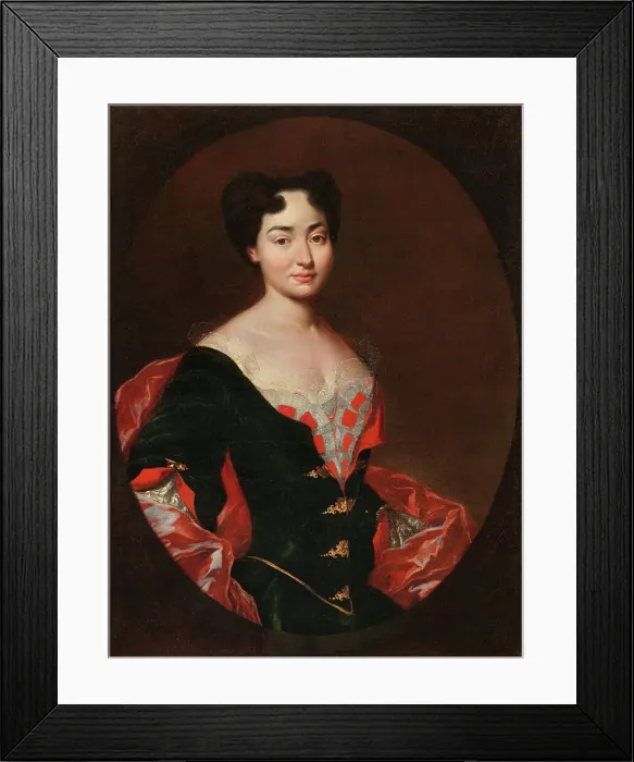 Framed Print : Portrait of Marquise Laura Vitali Aliprandi, c.1740. Creator: Ceruti, Giacomo Antonio (1698-1767) Framed Print : Portrait of Marquise Laura Vitali Aliprandi, c.1740. Creator: Ceruti, Giacomo Antonio (1698-1767)