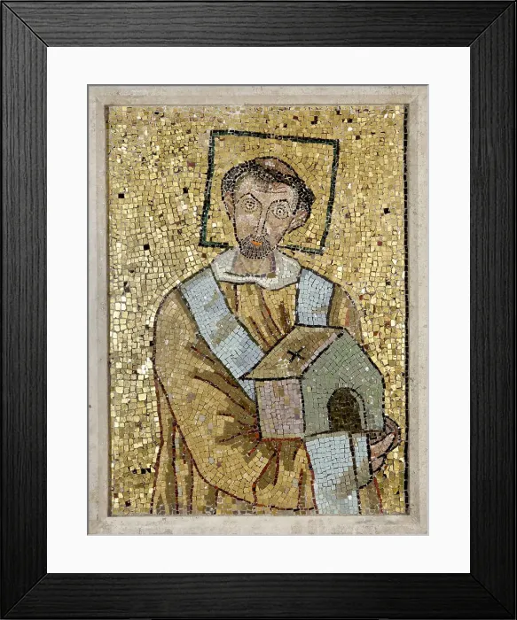 Framed Print : Portrait of Pope John VII, 705-707. Creator: Byzantine Master Framed Print : Portrait of Pope John VII, 705-707. Creator: Byzantine Master