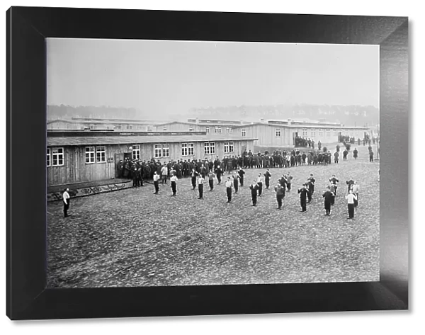 Prison camp, Zossen, exercise, between 1914 and c1915. Creator: Bain News Service