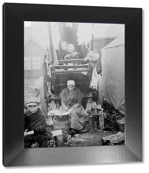 Belgian Refugees, at Bergen-op-zoom, between c1914 and c1915. Creator: Bain News Service