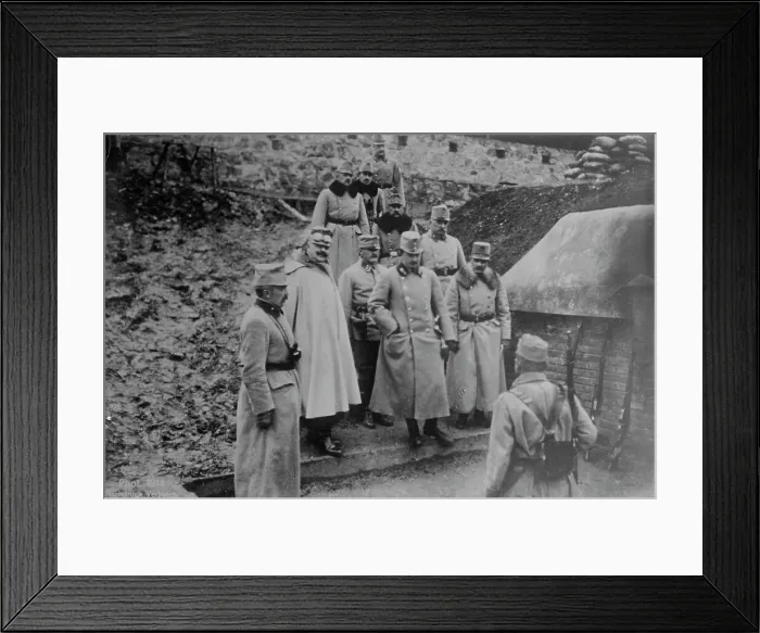 Framed Print : Karl Franz Josef in Przemysl Fort, 1914. Creator: Bain News Service Framed Print : Karl Franz Josef in Przemysl Fort, 1914. Creator: Bain News Service