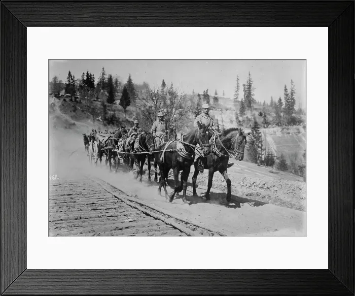 Framed Print : Germans in Carpathians, between c1915 and c1918. Creator: Bain News Service Framed Print : Germans in Carpathians, between c1915 and c1918. Creator: Bain News Service