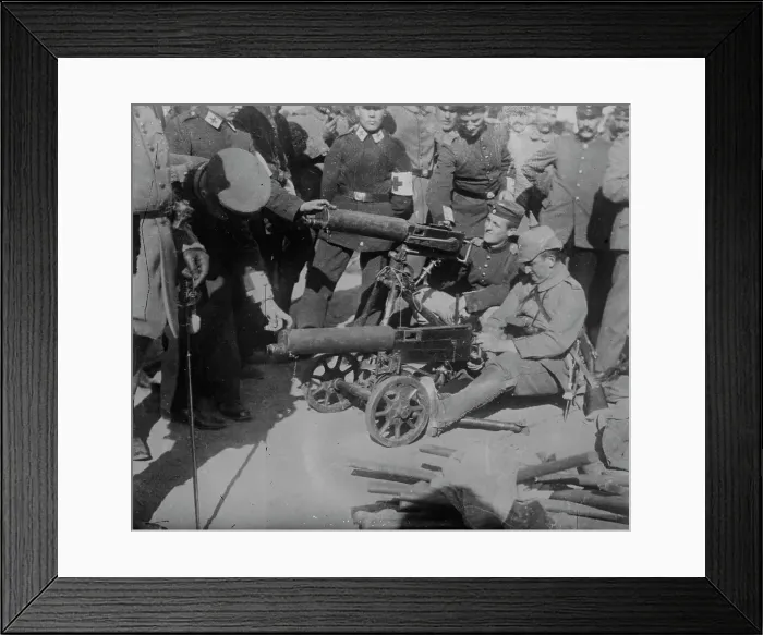 Framed Print : Russian Rapid firers taken by Germans, between c1914 and c1915. Creator: Bain News Service Framed Print : Russian Rapid firers taken by Germans, between c1914 and c1915. Creator: Bain News Service