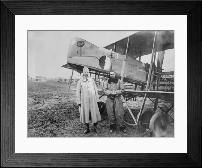 Framed Print : Capt. Berthaut and Capt. Hoppe [i.e. Happe], between c1914 and c1918. Creator: Bain News Service