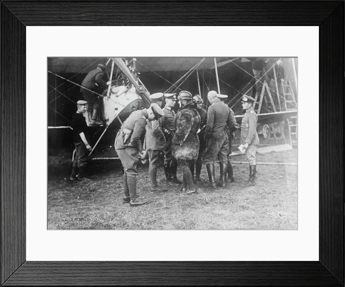 Framed Print : Aviator officer of Germany, Dec 1914. Creator: Bain News Service Framed Print : Aviator officer of Germany, Dec 1914. Creator: Bain News Service