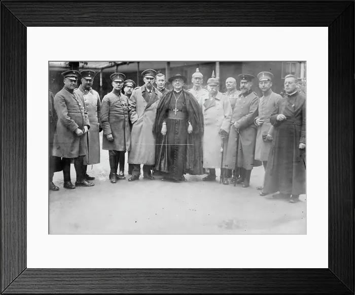 Framed Print : Cardinal von Hartmann at Gen. Hdqrs. Germany, between c1915 and c1920. Creator: Bain News Service Framed Print : Cardinal von Hartmann at Gen. Hdqrs. Germany, between c1915 and c1920. Creator: Bain News Service
