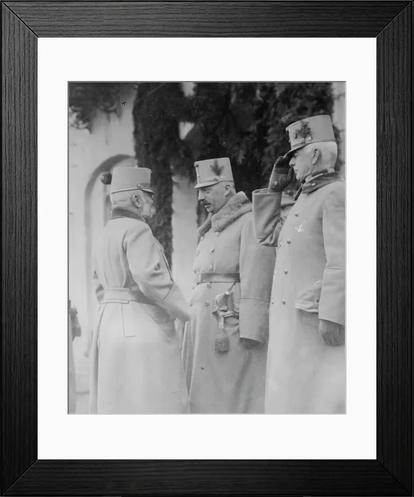 Framed Print : (l to r) Archdukes Friedrich and Peter Ferdinand, between 1914 and c1915. Creator: Bain News Service Framed Print : (l to r) Archdukes Friedrich and Peter Ferdinand, between 1914 and c1915. Creator: Bain News Service