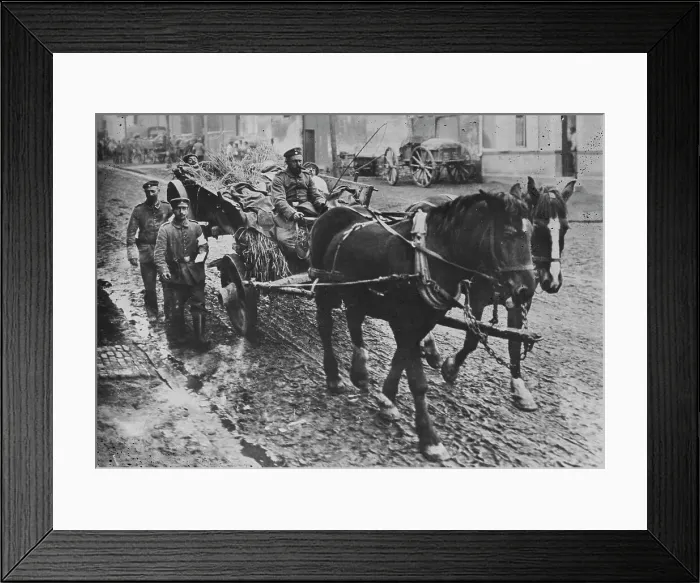 Framed Print : Wounded Russian prisoners, between c1915 and c1918. Creator: Bain News Service Framed Print : Wounded Russian prisoners, between c1915 and c1918. Creator: Bain News Service