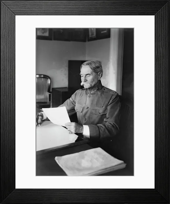 Framed Print : Gen. E.D. Hoyle, 1917 or 1918. Creator: Bain News Service Framed Print : Gen. E.D. Hoyle, 1917 or 1918. Creator: Bain News Service