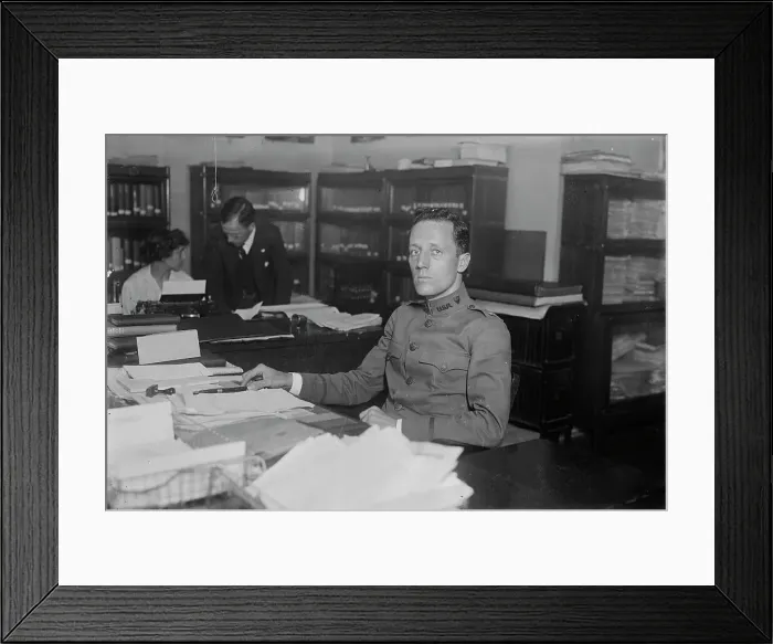 Framed Print : Maj. Hunter S. Marston, 10 Sept 1917. Creator: Bain News Service Framed Print : Maj. Hunter S. Marston, 10 Sept 1917. Creator: Bain News Service
