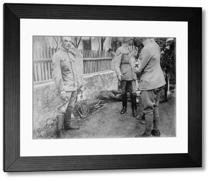 Framed Print : Wounded Austrian Officer on Patrol on Isonzo, between c1910 and c1915. Creator: Bain News Service Framed Print : Wounded Austrian Officer on Patrol on Isonzo, between c1910 and c1915. Creator: Bain News Service