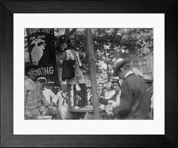 Framed Print : Bald Eagle on U.S.S. Recruit, 28 Jul 1917. Creator: Bain News Service Framed Print : Bald Eagle on U.S.S. Recruit, 28 Jul 1917. Creator: Bain News Service