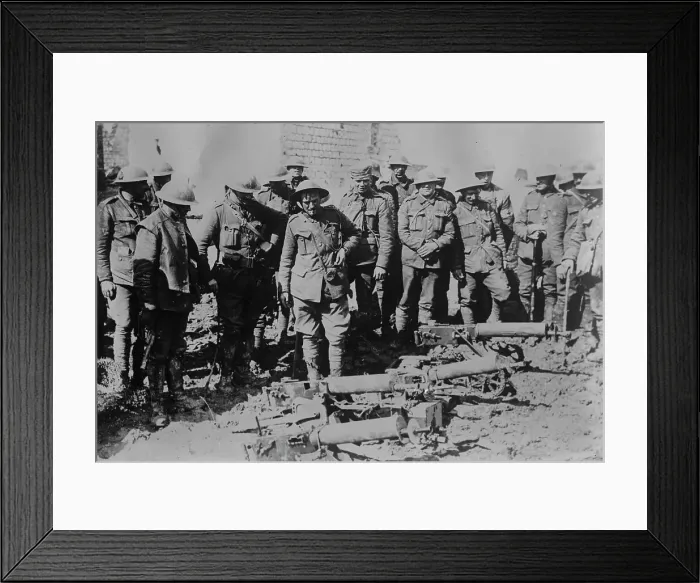 Framed Print : British booty Tilloy, 10 Apr 1917. Creator: Bain News Service Framed Print : British booty Tilloy, 10 Apr 1917. Creator: Bain News Service