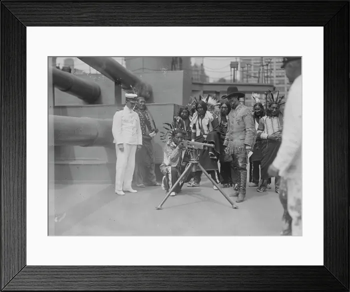 Framed Print : Bald Eagle on U.S.S. Recruit, 28 Jul 1917. Creator: Bain News Service Framed Print : Bald Eagle on U.S.S. Recruit, 28 Jul 1917. Creator: Bain News Service