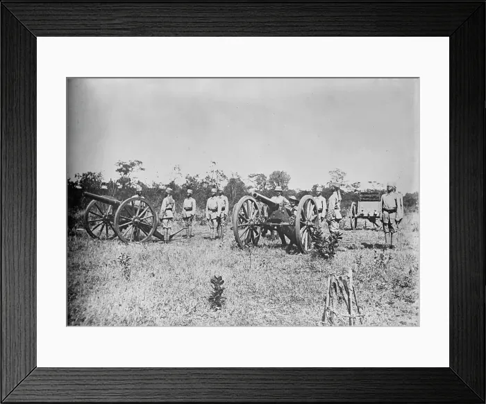 Framed Print : Campaign in German E. Africa, between c1915 and 1918. Creator: Bain News Service Framed Print : Campaign in German E. Africa, between c1915 and 1918. Creator: Bain News Service
