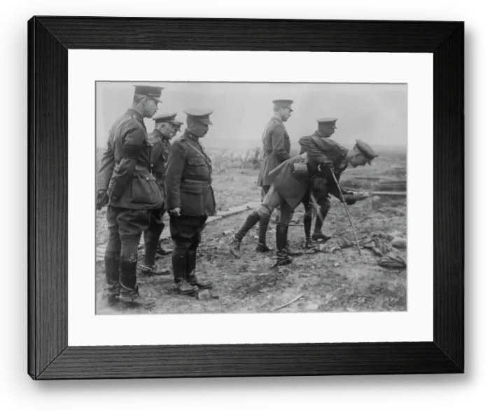 Framed Print : King Albert on Battle Field, 16 May 1917. Creator: Bain News Service Framed Print : King Albert on Battle Field, 16 May 1917. Creator: Bain News Service