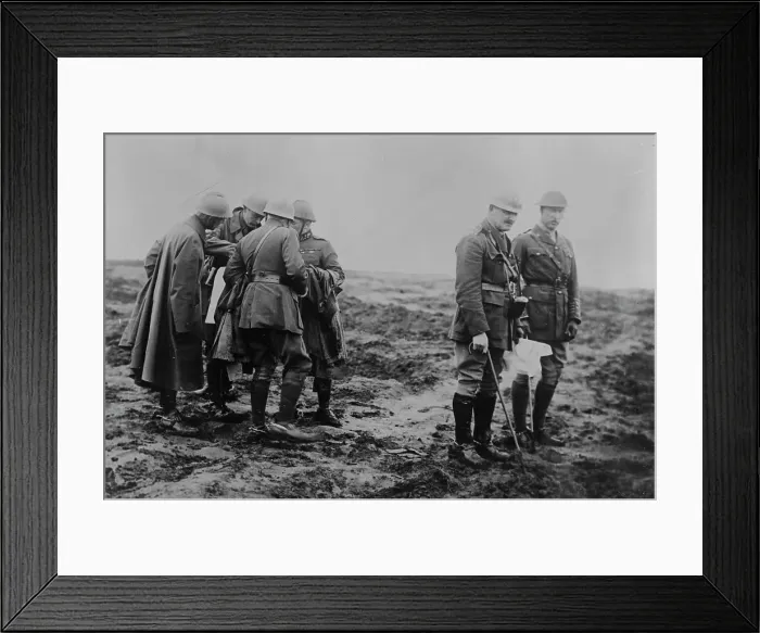 Framed Print : Gen. Allenby, King Albert, 16 May 1917. Creator: Bain News Service Framed Print : Gen. Allenby, King Albert, 16 May 1917. Creator: Bain News Service
