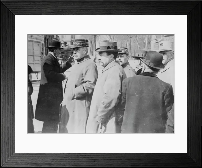 Framed Print : Gen. Nivelle at Noyon, between c1915 and 1918. Creator: Bain News Service Framed Print : Gen. Nivelle at Noyon, between c1915 and 1918. Creator: Bain News Service