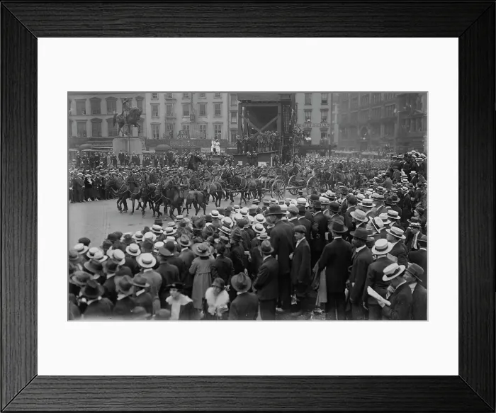 Framed Print : Recruiting Parade, 1917. Creator: Bain News Service Framed Print : Recruiting Parade, 1917. Creator: Bain News Service
